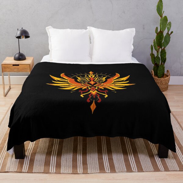 Item preview, Fiery Phoenix Tribal Crest - Sun Fire Magic Emblem designed and sold by ERODED SELF.
