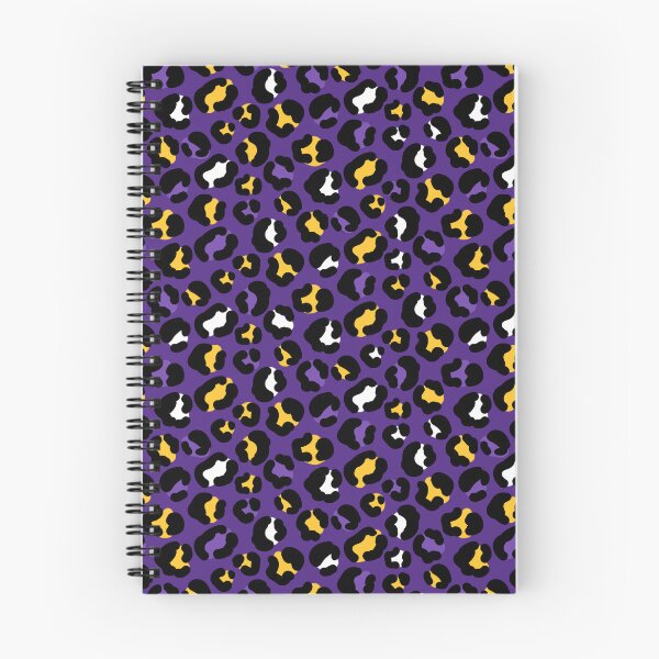 Item preview, Wild Animal Print in Minnesota Vikings Football Purple and Yellow Gold designed and sold by KrisInStitches.