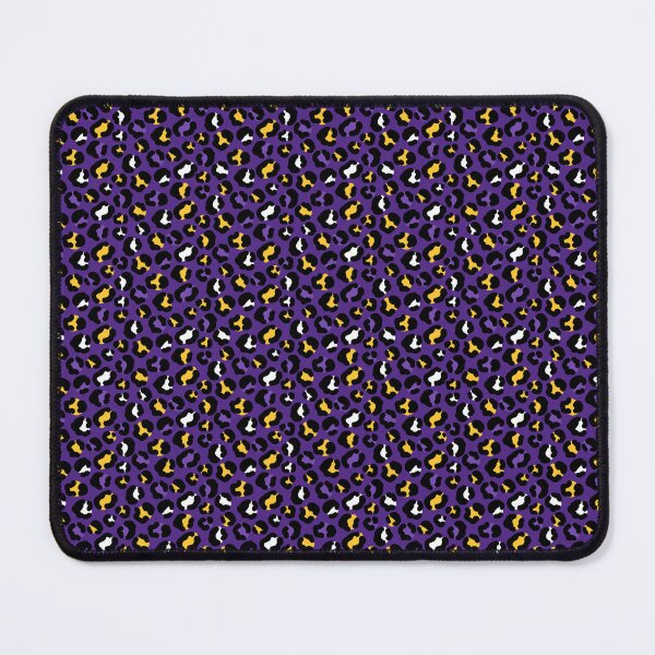 Item preview, Wild Animal Print in Minnesota Vikings Football Purple and Yellow Gold designed and sold by KrisInStitches.