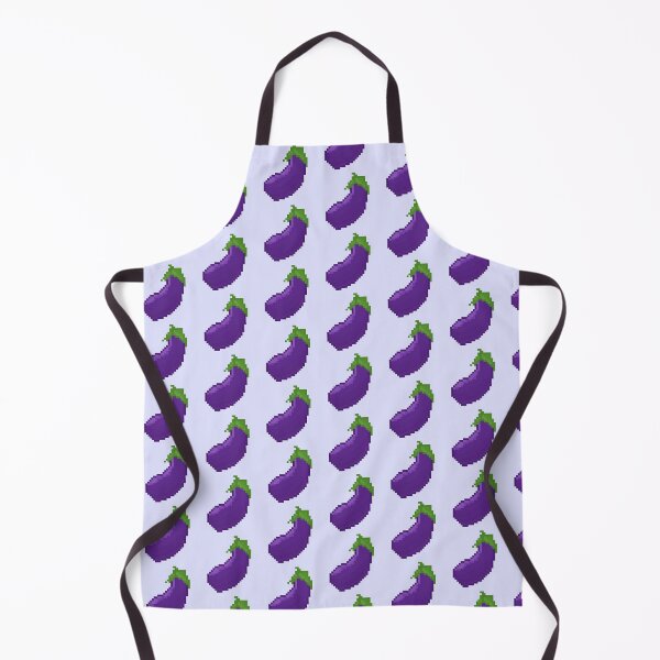 Item preview, Pixel Art Eggplant | Kawaii Vegetable Design designed and sold by suawu.