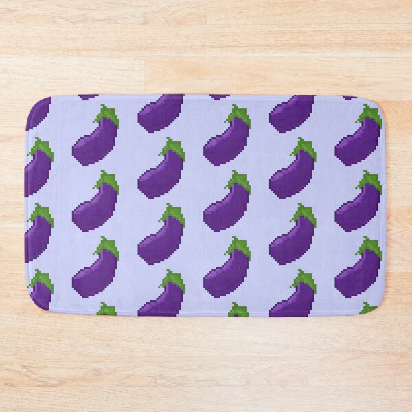 Item preview, Pixel Art Eggplant | Kawaii Vegetable Design designed and sold by suawu.
