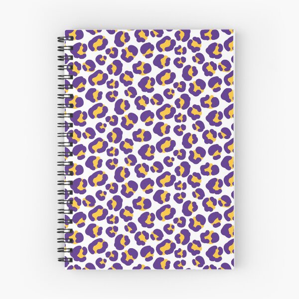 Item preview, Wild Animal Print in Minnesota Vikings Football Purple and Yellow Gold designed and sold by KrisInStitches.