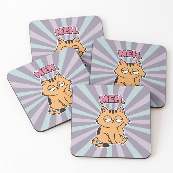 Item preview, MEH. Orange Tabby Bored Cat Cartoon designed and sold by Taridesign.
