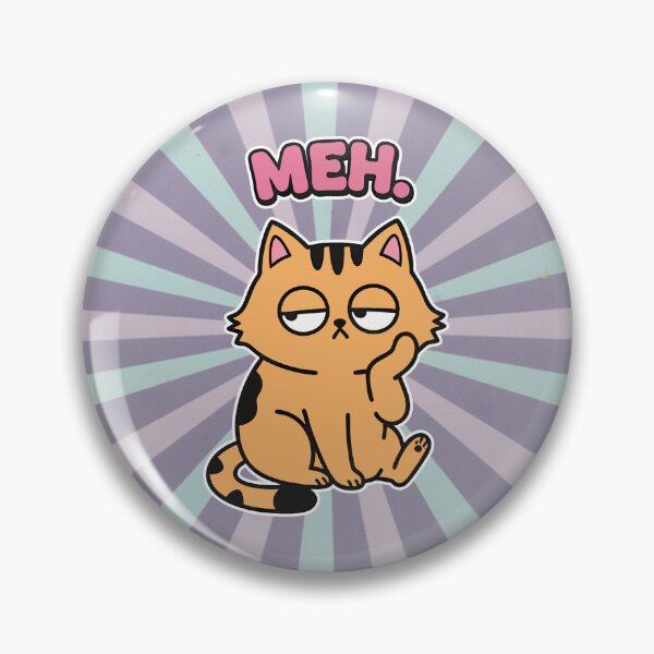 Item preview, MEH. Orange Tabby Bored Cat Cartoon designed and sold by Taridesign.