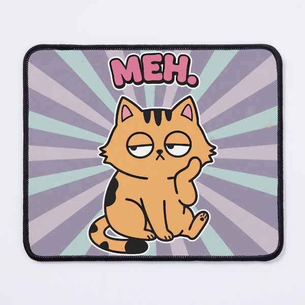 Item preview, MEH. Orange Tabby Bored Cat Cartoon designed and sold by Taridesign.