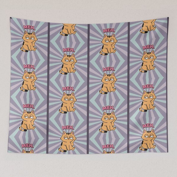 Item preview, MEH. Orange Tabby Bored Cat Cartoon designed and sold by Taridesign.