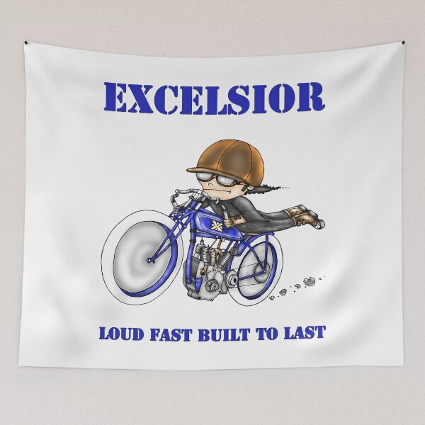 Item preview, Excelsior Motorcycle Vintage designed and sold by CandiHinojosa.