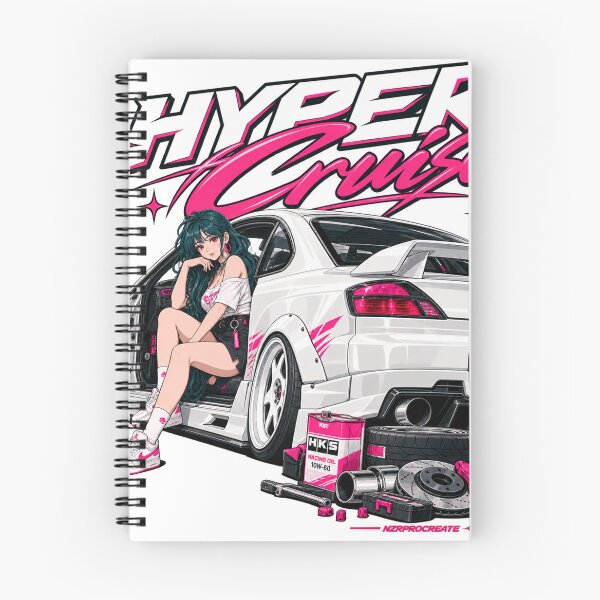 Item preview, Hyper Cruise JDM Sports Car Anime Girl designed and sold by NzrProcreate.