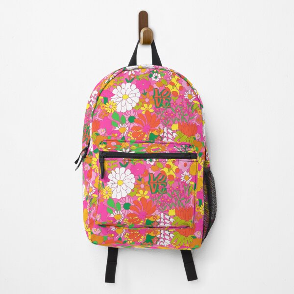 Item preview, 60's Groovy Garden in Hot Pink designed and sold by YesterdayColl.