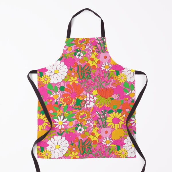Item preview, 60's Groovy Garden in Hot Pink designed and sold by YesterdayColl.