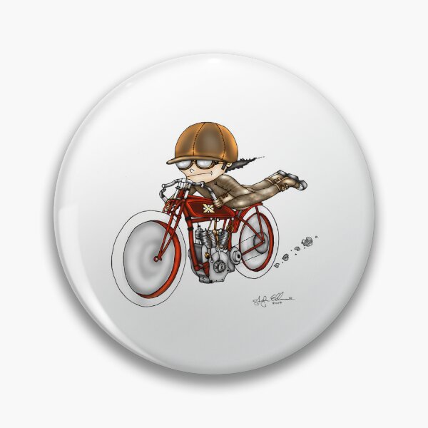 Item preview, Motorcycle Excelsior Style (Red Bike) designed and sold by CandiHinojosa.