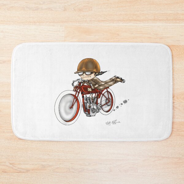 Item preview, Motorcycle Excelsior Style (Red Bike) designed and sold by CandiHinojosa.