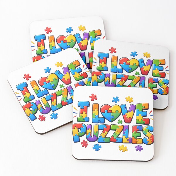 Item preview, I Love Puzzles designed and sold by Lori Winslow Designs.