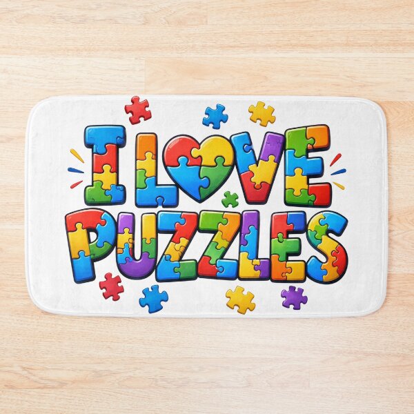 Item preview, I Love Puzzles designed and sold by Lori Winslow Designs.