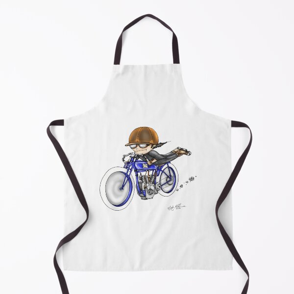 Item preview, Motorcycle Excelsior Style (Blue Bike) designed and sold by CandiHinojosa.