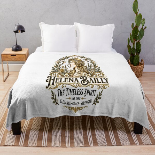 Item preview, Helena Bailly – The Timeless Spirit Vintage Floral Portrait designed and sold by ActionForge.