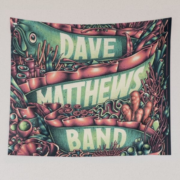 Item preview, Dave Matthews Band Original Custom Vintage Music Band Tee Unique Poster Wall Art designed and sold by Cool Robot Bro..