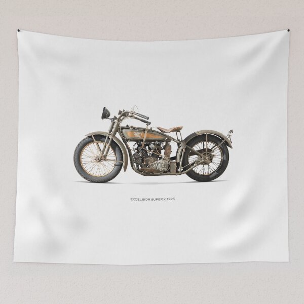 Item preview, Excelsior Super X Classic American Motorbike designed and sold by CandiHinojosa.