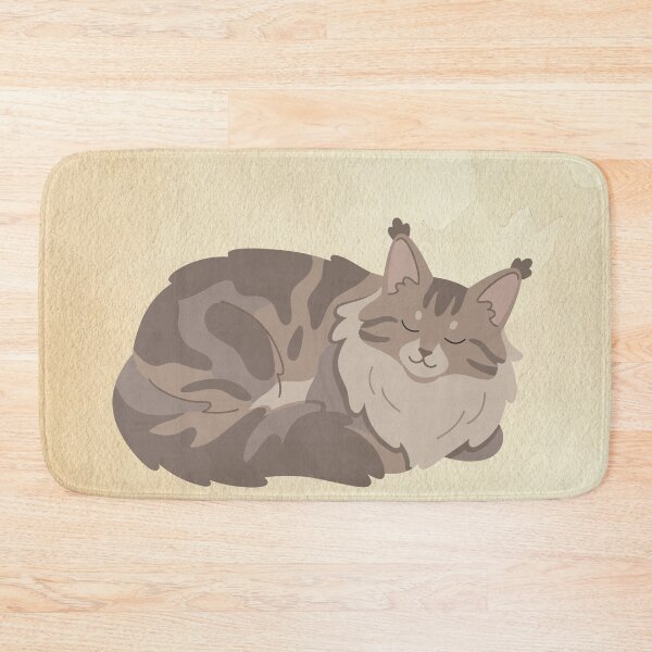 Item preview, Cute Maine Coon Cat Merry Christmas Holiday Art designed and sold by stormk10.