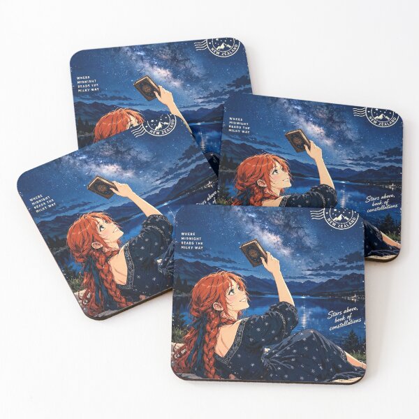Item preview, New Zealand — Lake Tekapo — A Dreamy Night Beneath the Milky Way and Southern Stars designed and sold by DibujandoPorfa.