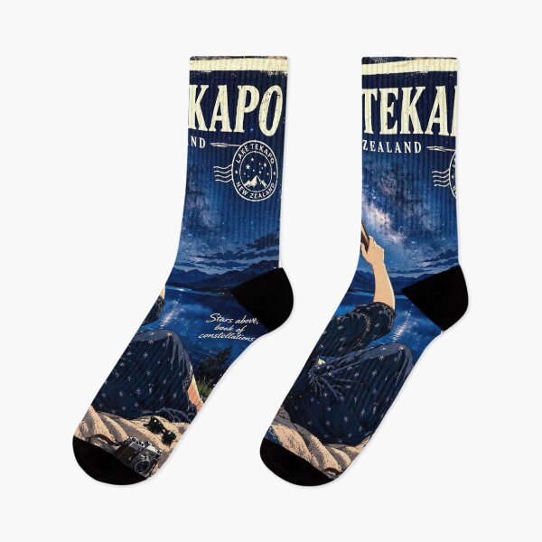 Item preview, New Zealand — Lake Tekapo — A Dreamy Night Beneath the Milky Way and Southern Stars designed and sold by DibujandoPorfa.