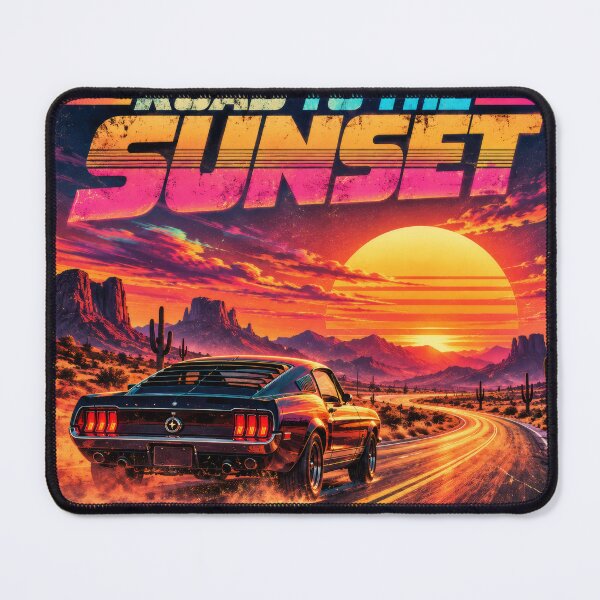 Item preview, Road to the Sunset Neon Highway designed and sold by The-Library.