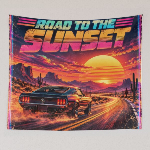 Item preview, Road to the Sunset Neon Highway designed and sold by The-Library.