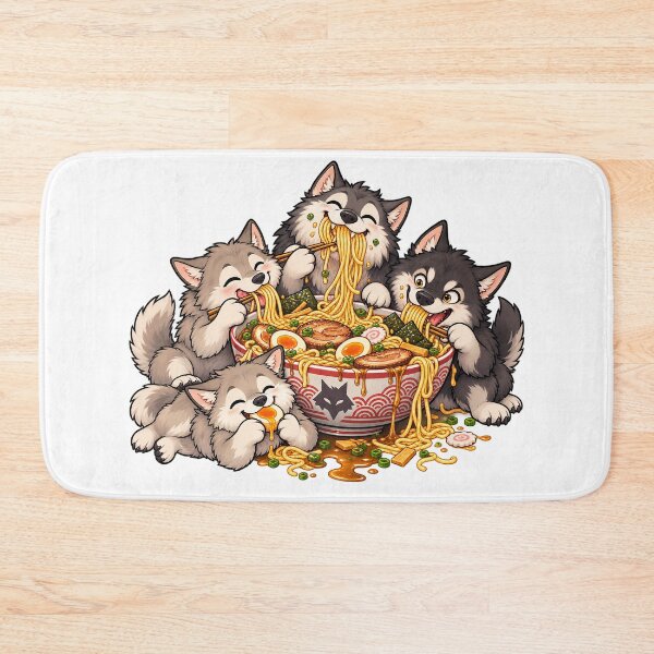 Item preview, Wolves Just Wanna Have Ramen designed and sold by nikkolaus.