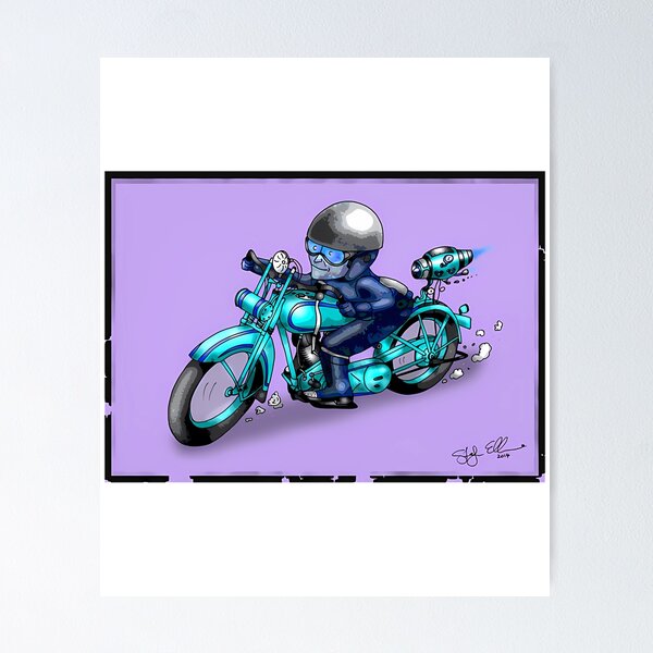 Item preview, Motorcycle Classic Harley Style designed and sold by CandiHinojosa.