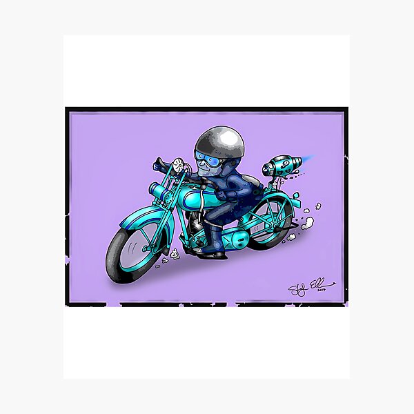 Item preview, Motorcycle Classic Harley Style designed and sold by CandiHinojosa.
