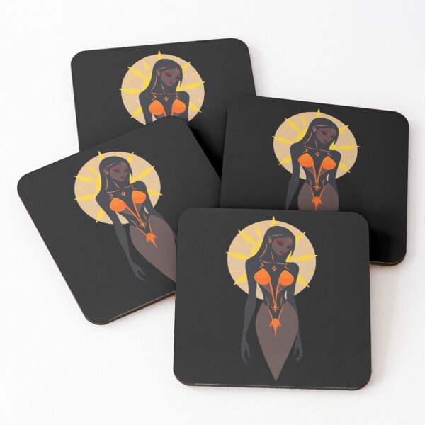 Item preview, Solar Eclipse Goddess - Celestial Sun Queen Art designed and sold by ERODED SELF.