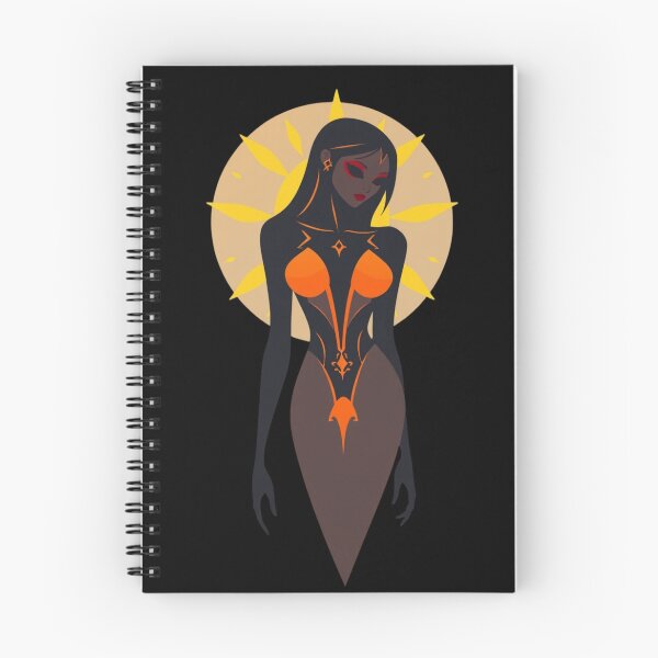 Item preview, Solar Eclipse Goddess - Celestial Sun Queen Art designed and sold by ERODED SELF.