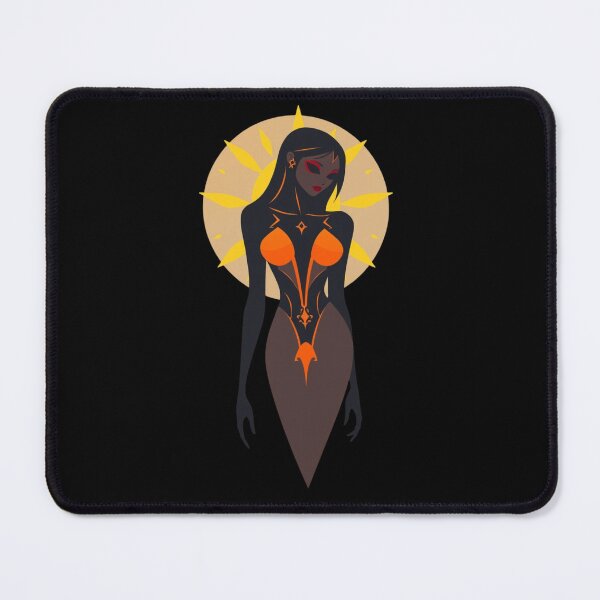 Item preview, Solar Eclipse Goddess - Celestial Sun Queen Art designed and sold by ERODED SELF.