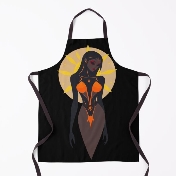 Item preview, Solar Eclipse Goddess - Celestial Sun Queen Art designed and sold by ERODED SELF.