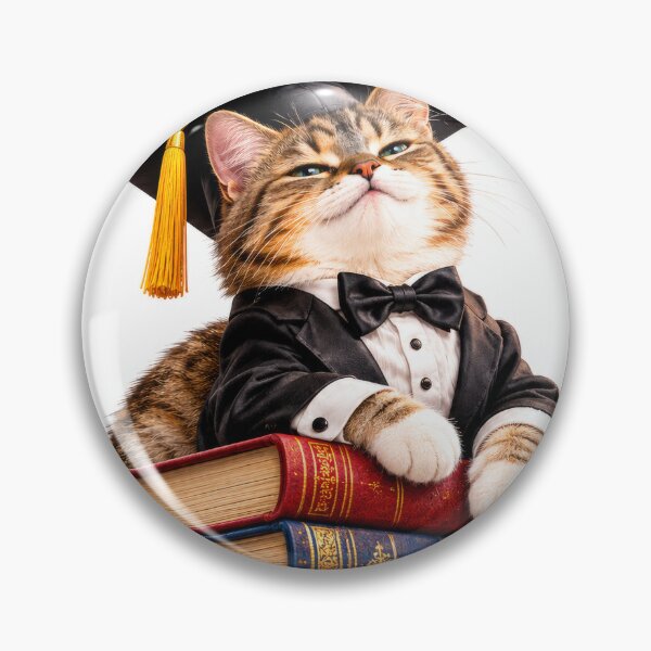 Item preview, I Graduate With Style Funny Cat designed and sold by The-Library.