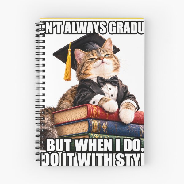 Item preview, I Graduate With Style Funny Cat designed and sold by The-Library.