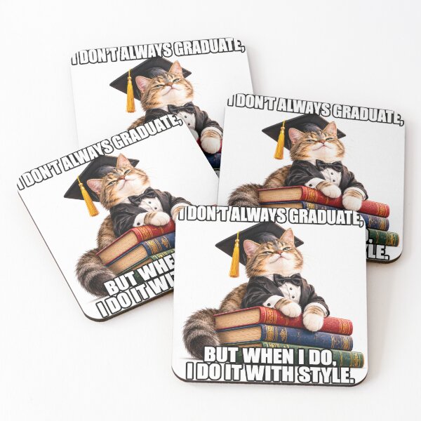 Item preview, I Graduate With Style Funny Cat designed and sold by The-Library.
