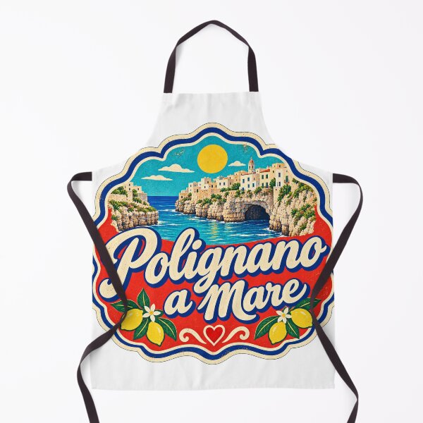 Item preview, Polignano a Mare Italy Travel Souvenir Painted Italian Sign designed and sold by VisualArtsOasis.