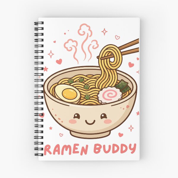 Item preview, Ramen Buddy Kawaii Cute Ramen Bowl Funny Food Sticker designed and sold by dostielee.