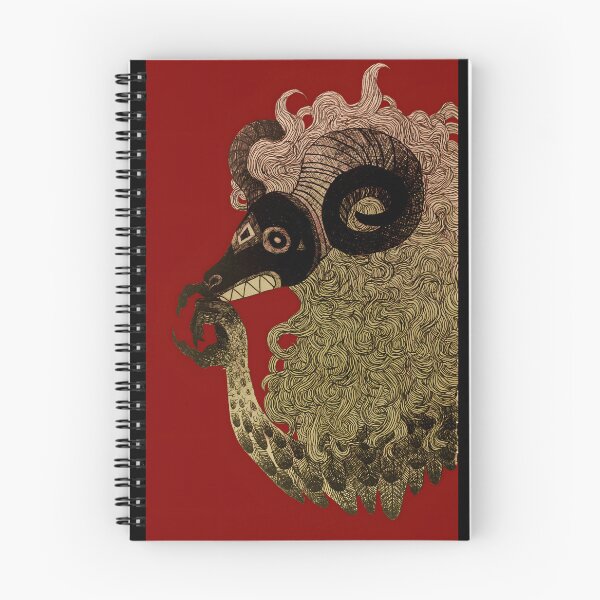 Item preview, Whimsical Ram Creature Artwork designed and sold by Catsi-Nook-Art.