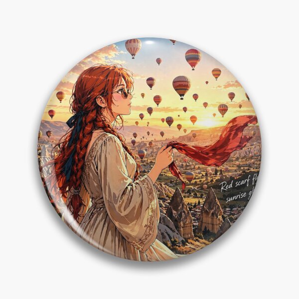 Item preview, Turkey — Cappadocia — A Magical Sunrise Above Fairy Chimneys and Floating Balloons designed and sold by DibujandoPorfa.