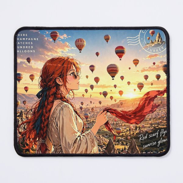 Item preview, Turkey — Cappadocia — A Magical Sunrise Above Fairy Chimneys and Floating Balloons designed and sold by DibujandoPorfa.