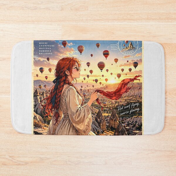 Item preview, Turkey — Cappadocia — A Magical Sunrise Above Fairy Chimneys and Floating Balloons designed and sold by DibujandoPorfa.