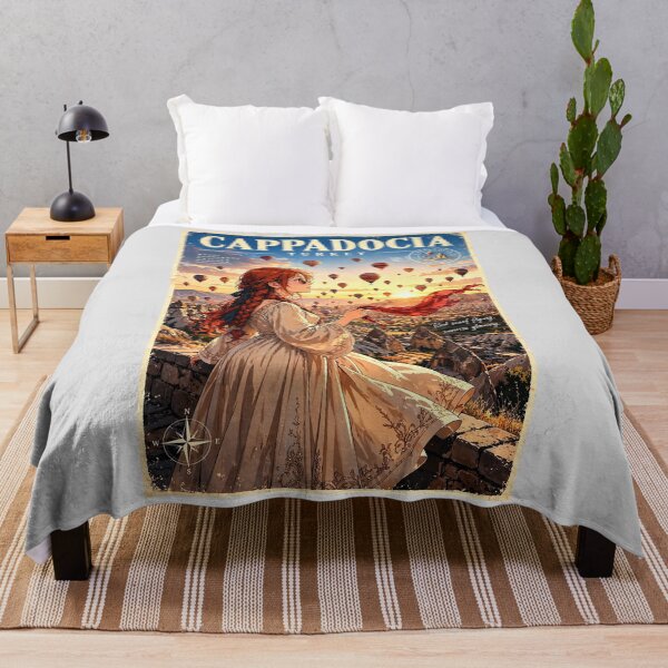 Item preview, Turkey — Cappadocia — A Magical Sunrise Above Fairy Chimneys and Floating Balloons designed and sold by DibujandoPorfa.