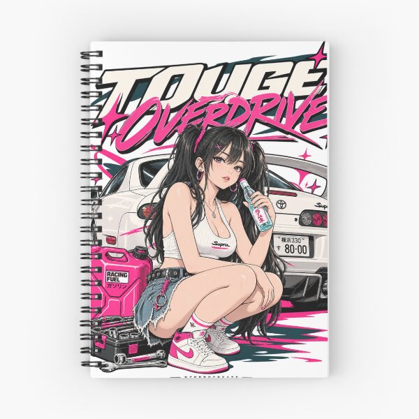 Item preview, Touge Overdrive JDM Sports Car Anime Girl designed and sold by NzrProcreate.