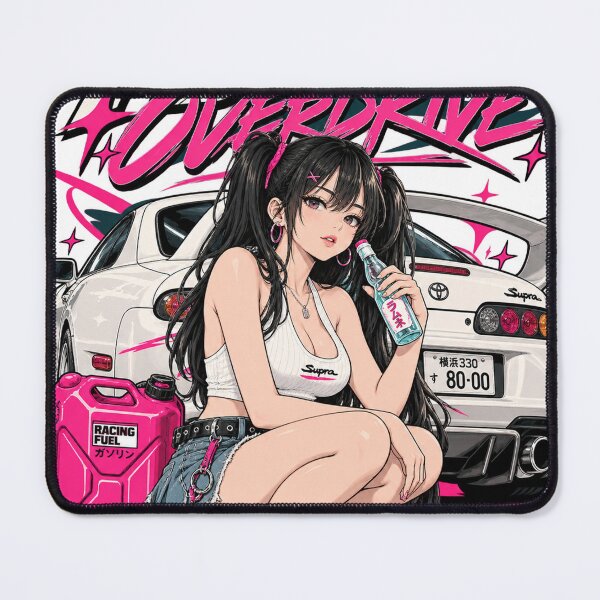 Item preview, Touge Overdrive JDM Sports Car Anime Girl designed and sold by NzrProcreate.