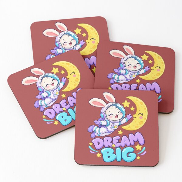 Item preview, Dream Big Astronaut Bunny Moon Space designed and sold by MH Digital Studio .