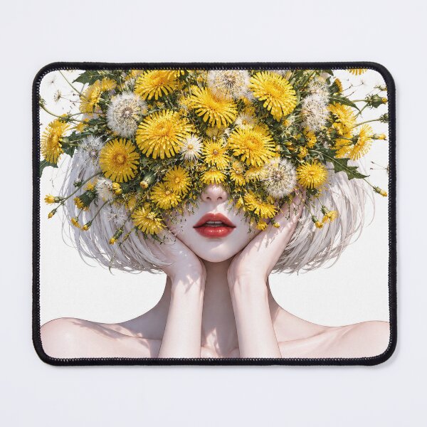 Item preview, Dandelion Dream The Girl Behind the Flowers designed and sold by kaipapershop.
