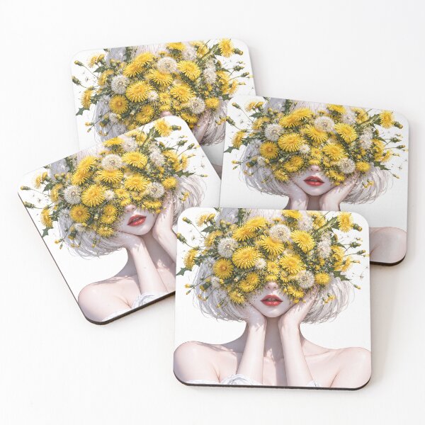 Item preview, Dandelion Dream The Girl Behind the Flowers designed and sold by kaipapershop.