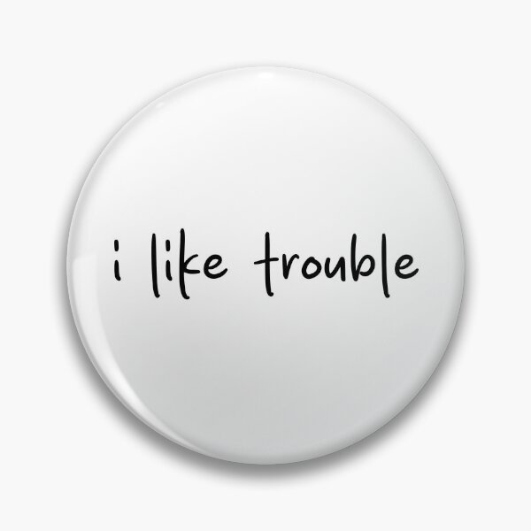 Item preview, "I like trouble" - Ilya Rozanov quote, Heated Rivalry, Shane Hollander, Hollanov, the cottage, hockey romance designed and sold by RosefinchArt.